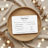 Minimalist Elegant Typography & Meal Choice RSVP