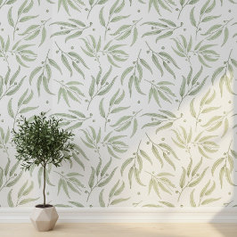 Minimalist Eucalyptus Branches Sage ID1244 Behang