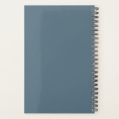 Minimalist Eucalyptus Greenery Botanical Planner (Achterkant)