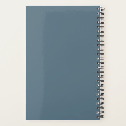 Minimalist Eucalyptus Greenery Botanical Planner (Achterkant)