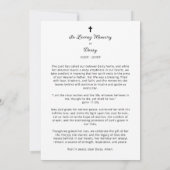 Minimalist Exquisite Floral Black & White Floral (Achterkant)