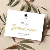 Minimalist Exquisite Gorgeous Script Groosman  Kaart