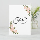 Minimalist "Faith" Message Card – Special Prints E Kaart (Staand voorkant)