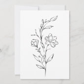 Minimalist "Faith" Message Card – Special Prints E Kaart (Achterkant)