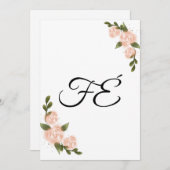 Minimalist "Faith" Message Card – Special Prints E Kaart (Voorkant / Achterkant)