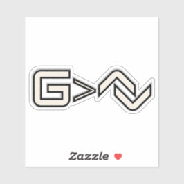 Minimalist Faith Symbol Sticker