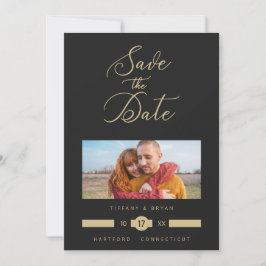 Minimalist Fancy Photo Golden Effect Typography