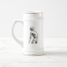 Minimalist Female Android Aesthetic Art - Bold Fut Bierpul