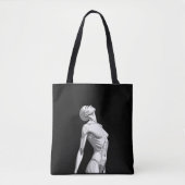 Minimalist Female Android Aesthetic Art - Bold Fut Tote Bag (Voorkant)