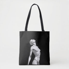 Minimalist Female Android Aesthetic Art - Bold Fut Tote Bag