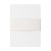 Minimalist Floral Line Art Wedding Uitnodigingen Wikkel (Achterkant Voorbeeld)