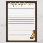 Minimalist Floral Mexican Recipe Pages for Binder  (Achterkant)