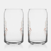 Minimalist Floral Wreath Positive Affirmation Blikvorm Glas (Rechts)