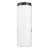 Minimalist Floral Wreath Positive Affirmation Thermosbeker (Achterkant)