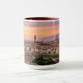 Minimalist Florence Italy Aesthetic City View Mug Mok (Midden)