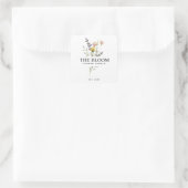 Minimalist Florist Flower Bouquet Label (Tas)