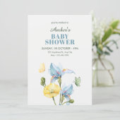 Minimalist flower bouquet  kaart (Staand voorkant)