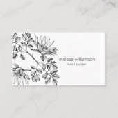 Minimalist Foliage QR Code  Visitekaartje (Voorkant)