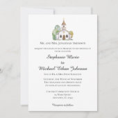 MINIMALIST Formal Church Wedding Invitations Kaart (Voorkant)