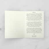 Minimalist Funny and Sweet Daughter Definition Kaart (Binnen)