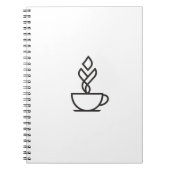 Minimalist Geometric Coffee Notebook Notitieboek (Voorkant)