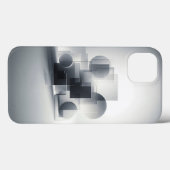 Minimalist Geometric Glass Phone Case - Abstract  (Achterkant (horizontaal))