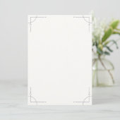 Minimalist Geometric Save the Date (Staand voorkant)