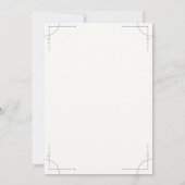 Minimalist Geometric Save the Date (Achterkant)