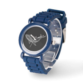 Minimalist Geometric Whale eWatch Watch Horloge