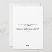 Minimalist getrouwde kerst Pas getrouwd 5 foto Feestdagenkaart (Achterkant)