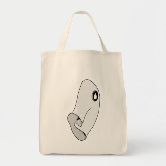 Minimalist Ghost Tote Bag