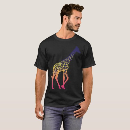 Minimalist Giraffe Classic T-Shirt (Voorkant volledig)