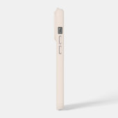 Minimalist Gourmet Chocolate Dipped Strawberry iPhone Hoesje (Linkerkant)