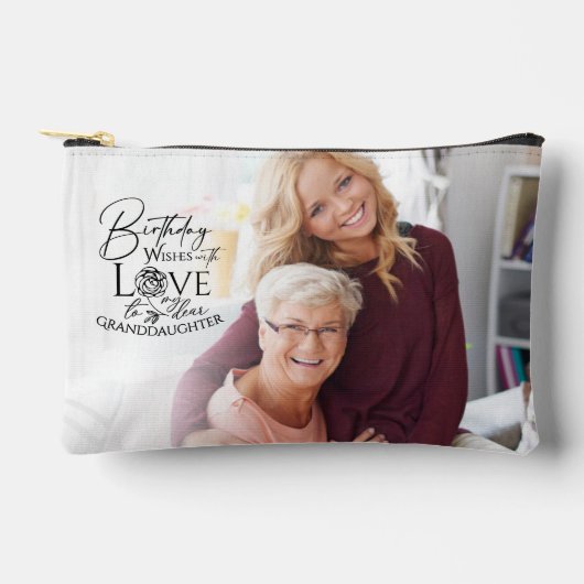 Minimalist Granddaughter Typography Photo Etui (Voorkant)