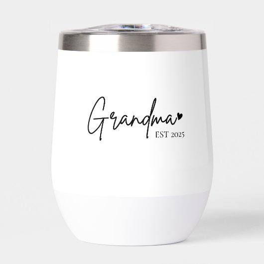 Minimalist Grandma EST | Nieuw oma cadeau (Voorkant)