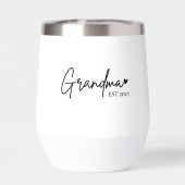 Minimalist Grandma EST | Nieuw oma cadeau (Achterkant)