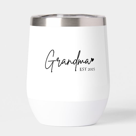 Minimalist Grandma EST | Nieuw oma cadeau (Achterkant)