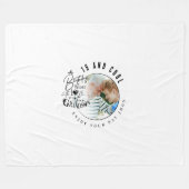 Minimalist Grandson Custom Gifts Fleece Deken (Voorkant (Horizontaal))