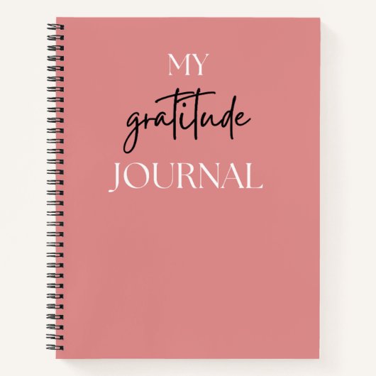 Minimalist Gratitude Journal | Daily Mindfulness & Notitieboek (Voorkant)