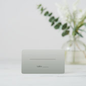 Minimalist Gray Line Divider Plaatskaartje (Staand voorkant)