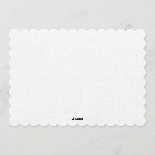 Minimalist Green Bows Blessing Christmas Kaart (Achterkant)