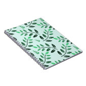 Minimalist Green Foliage Journal Botanical Nature Notitieboek (Rechterzijde)