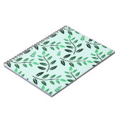 Minimalist Green Foliage Journal Botanical Nature Notitieboek (Linkerzijde)