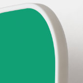 Minimalist Green Pickleball Paddle with Monogram  (Links Detail)