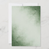 Minimalist Greenery Moon Ramadan Iftar Dinner Kaart (Achterkant)