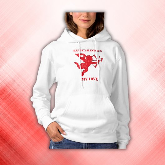 Minimalist Happy Valentijns's Mijn liefde voor wij Hoodie