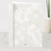 Minimalist Heart Wedding Thank You Card – Custom Bedankkaart (Achterkant)