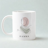 Minimalist Hijab Line Art Jumbo 20oz Mug | Modern Grote Koffiekop