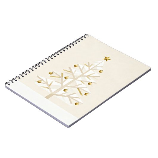 Minimalist Holiday Pine Notebook Notitieboek (Linkerzijde)