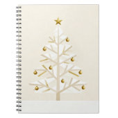 Minimalist Holiday Pine Notebook Notitieboek (Voorkant)